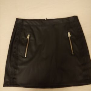 Faux Leather Mini Skirt - Express